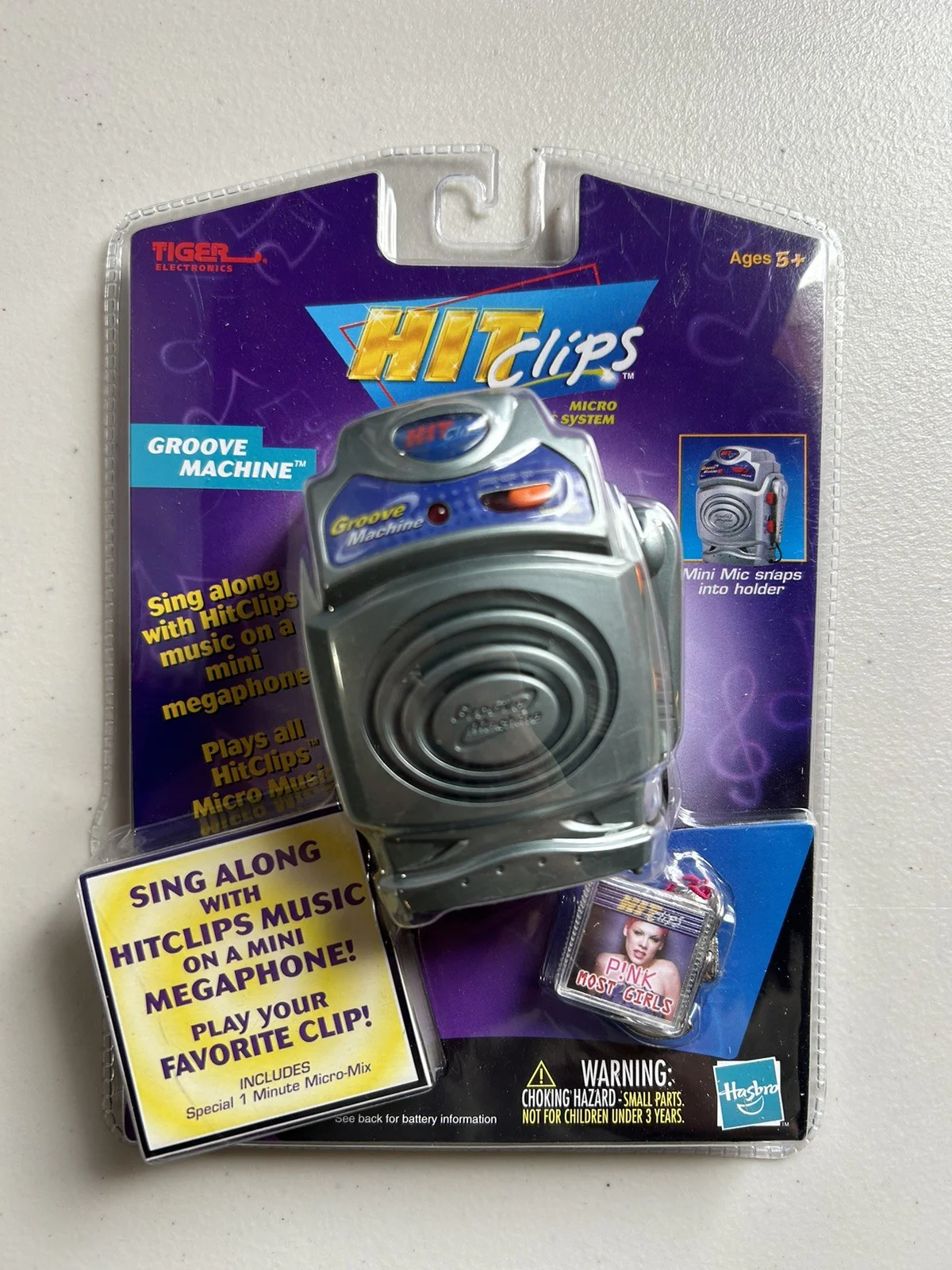 Y2K Pink HitClips Player 'Most Girls' Collectible (Sealed)