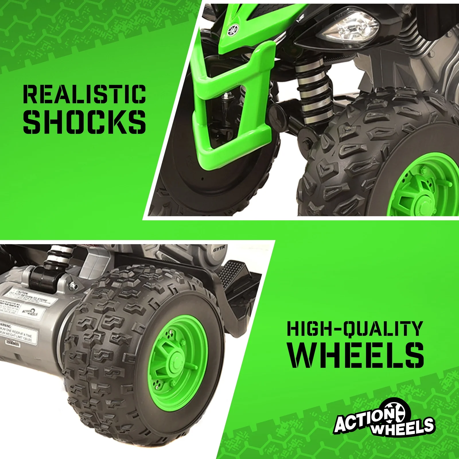 12V Kids Ride-On ATV with Two Speeds, Ages 3+, Up to 5 MPH - Image 4
