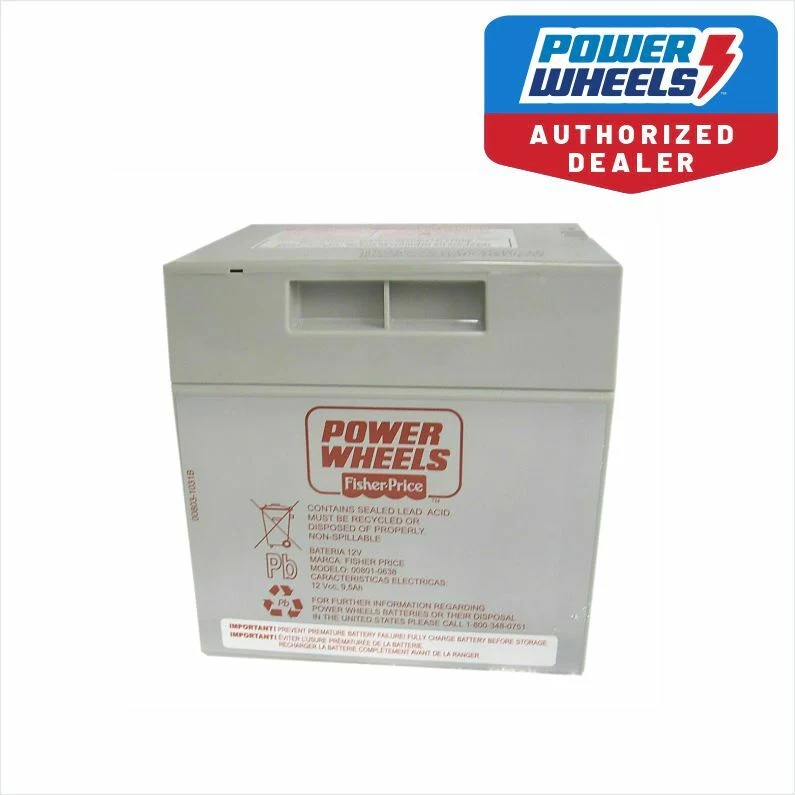 Hot Wheels Y8638 Jeep 12 Volt Gray Battery with 1-Year Warranty - Image 7