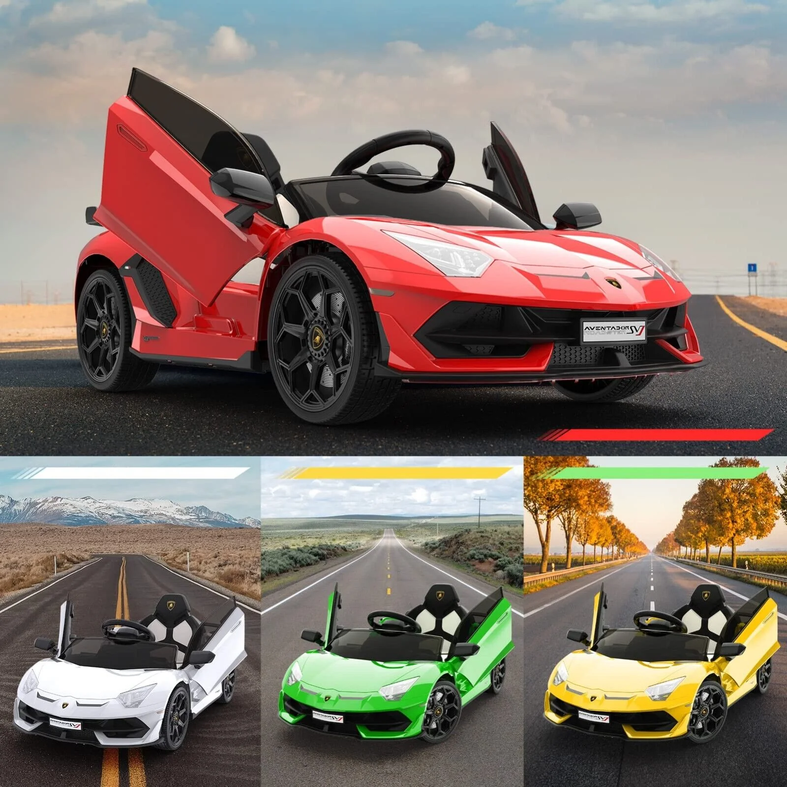 Premium 12V Electric Lamborghini Ride-On Car for Kids with Remote Control - Perfect Gift for Young Drivers - Image 18