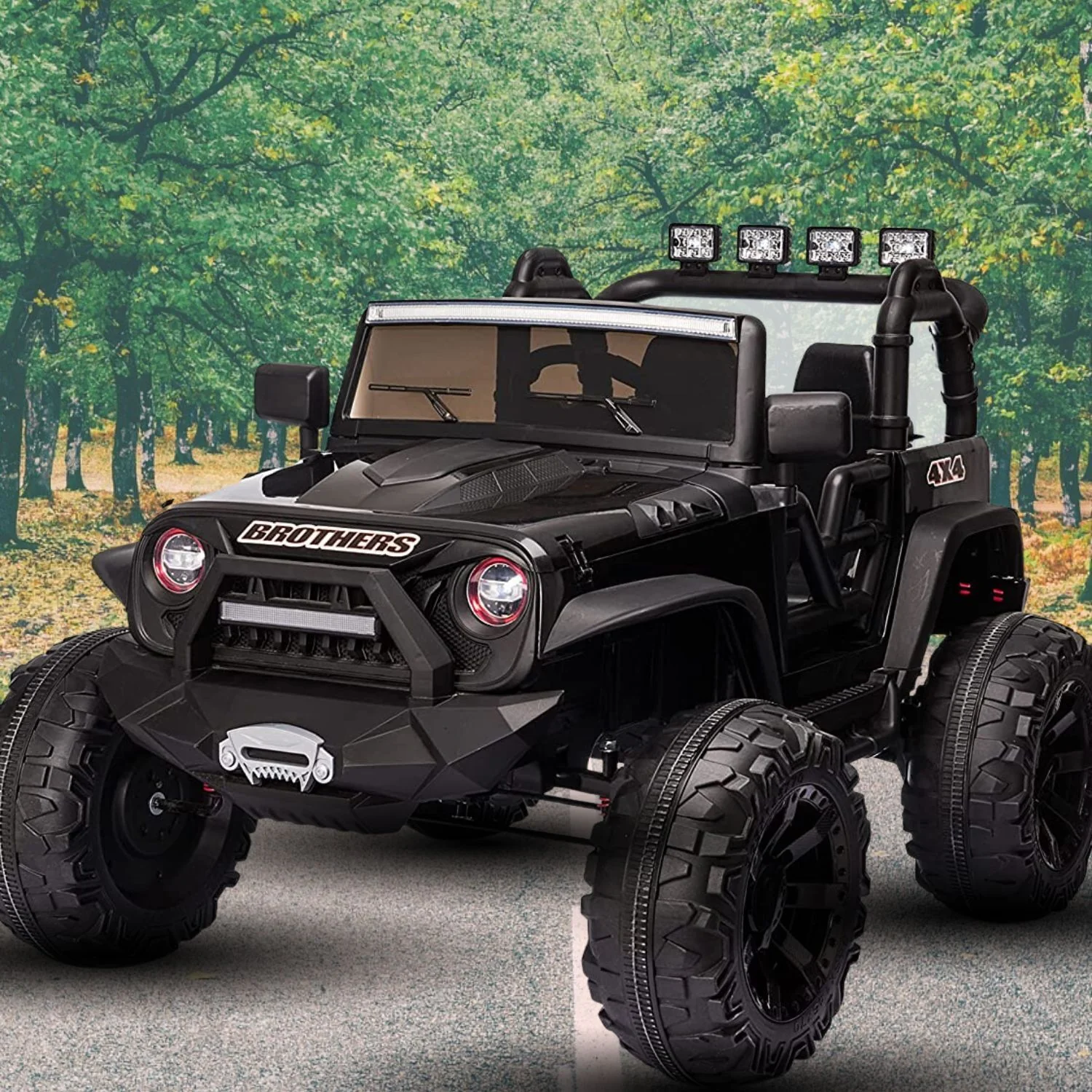 Premium 2 Seater Ride On Car for Kids with Remote Control, LED Lights, and MP3 Player - 24V 400W - Image 3