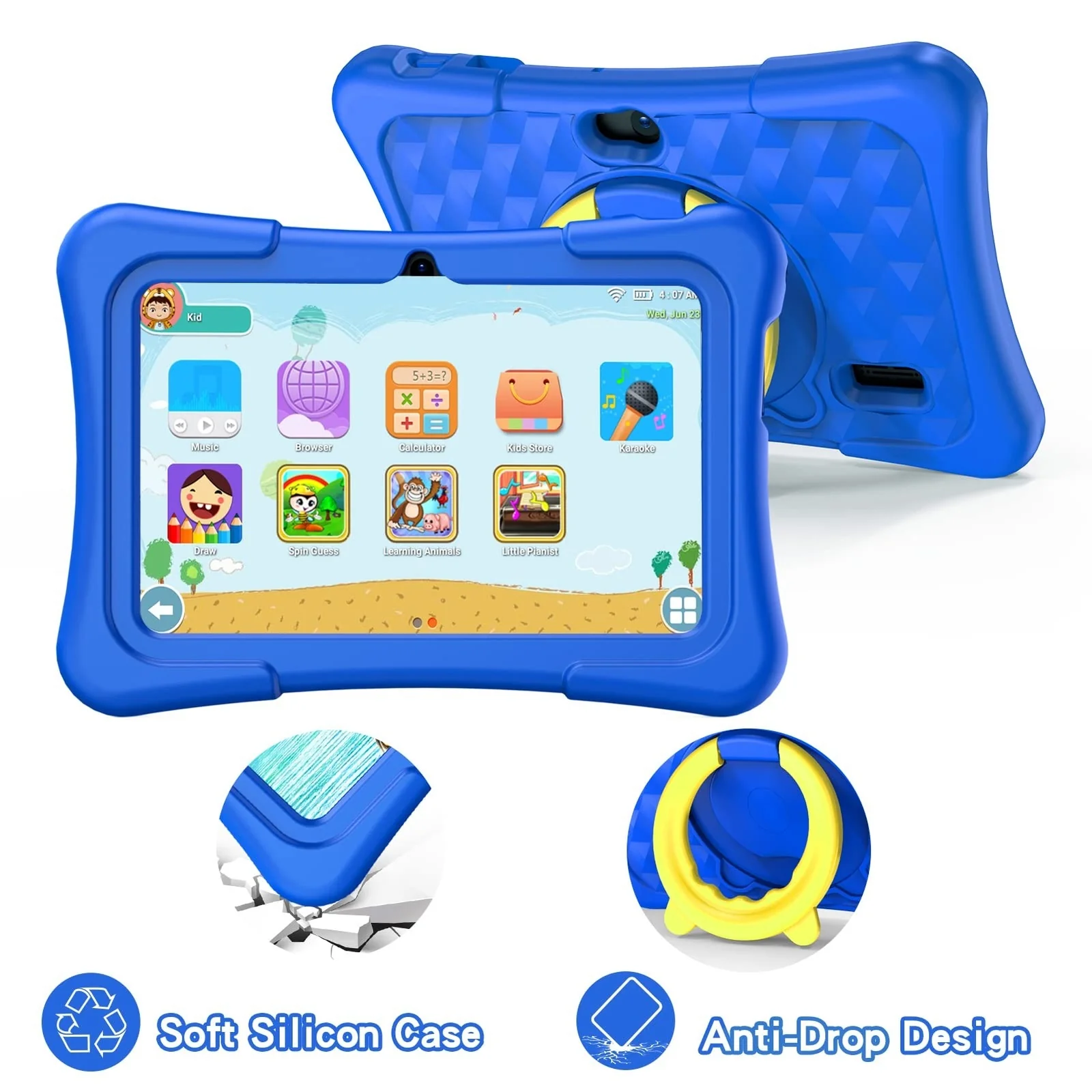 7-Inch Kids Tablet with 32GB Storage and Durable Protective Case, Parental Controls Included - Image 7