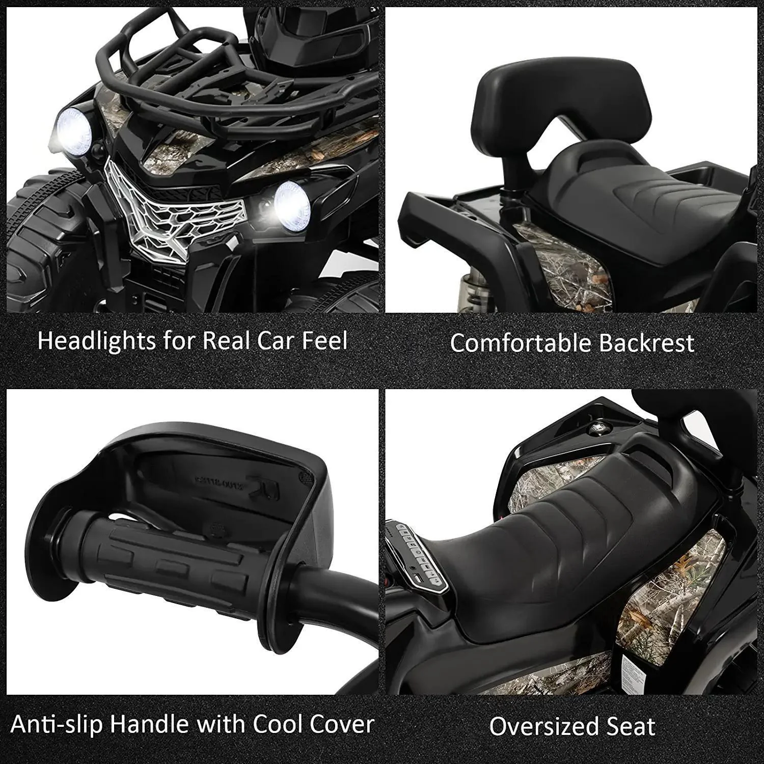 PRORIDER 12V Children's Electric ATV Quad Bike with Two Speeds - Image 4