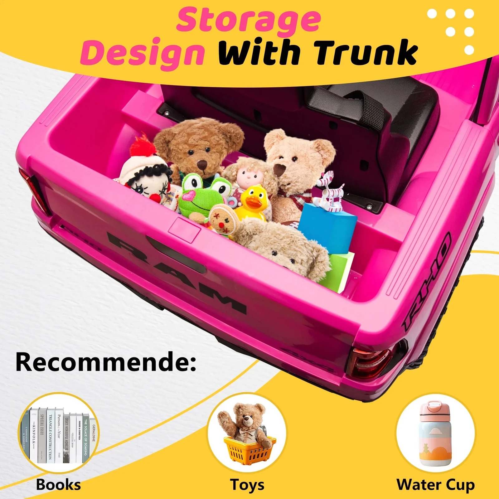 12V Ride-On Toy Car with Remote Control and 4-Wheel Suspension - Image 8