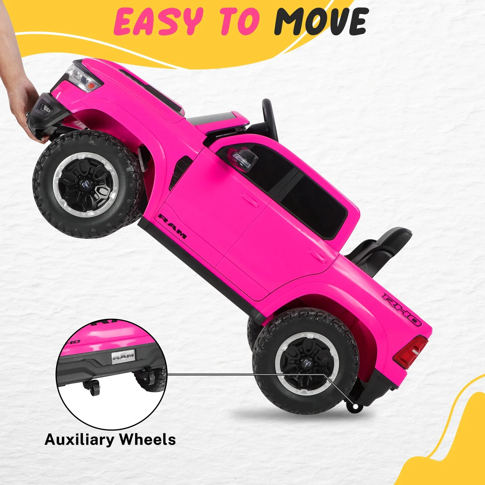 12V Ride-On Toy Car with Remote Control and 4-Wheel Suspension - Image 9