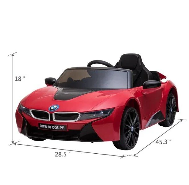 Red BMW 12V Ride-On Toy Car with Parental Remote Control for Kids Ages 3-6 (Up to 66 lbs) - Image 9