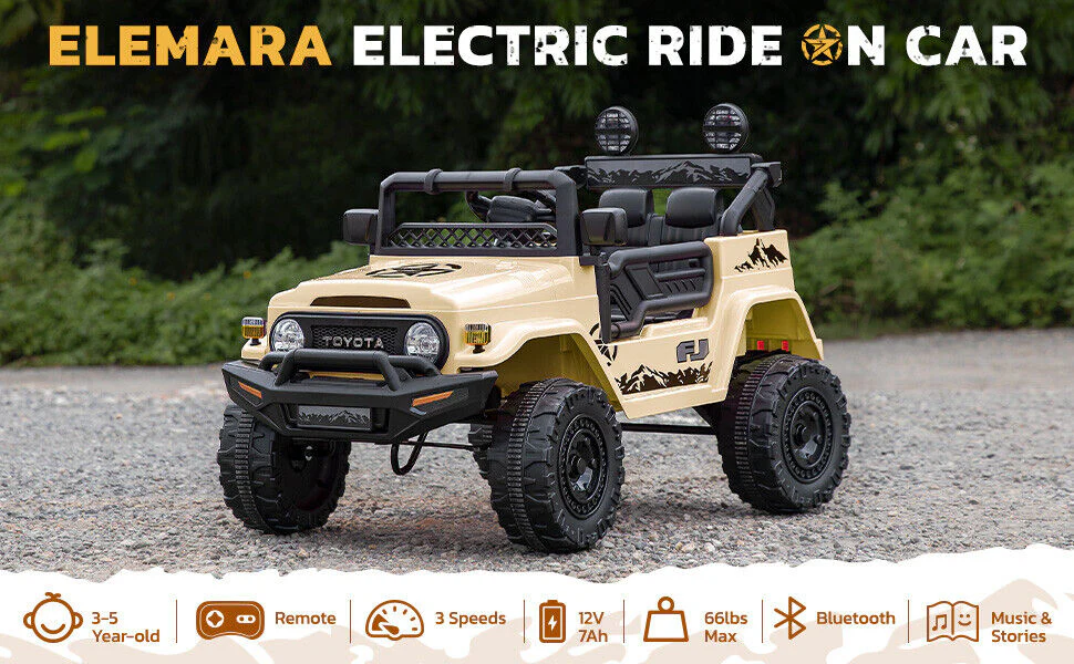 Remote Control 12V Kids Ride On Truck Electric Toy Car for Children - Image 13