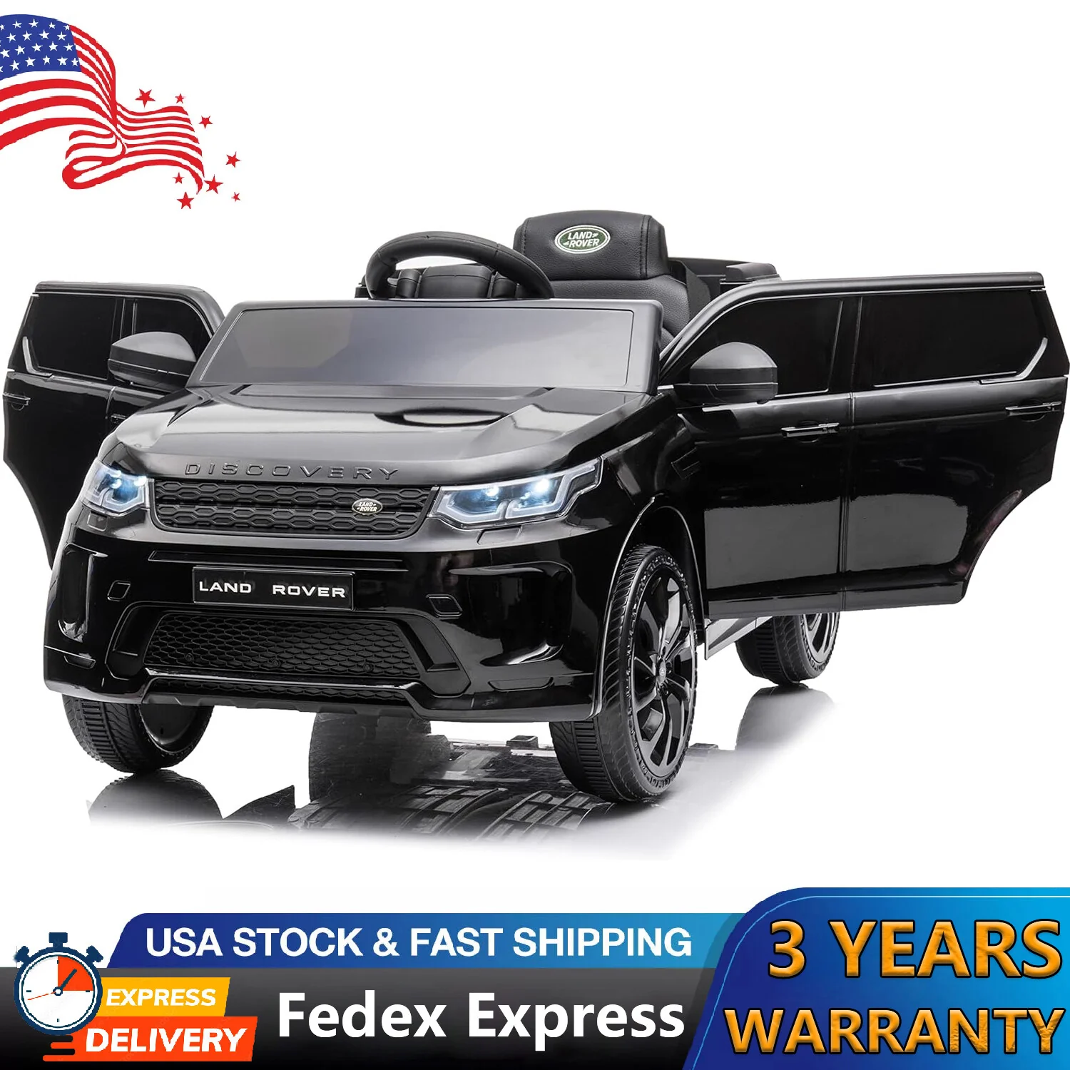 12V Kids Electric Ride-On Car with Remote Control, Battery Powered Toy Vehicle