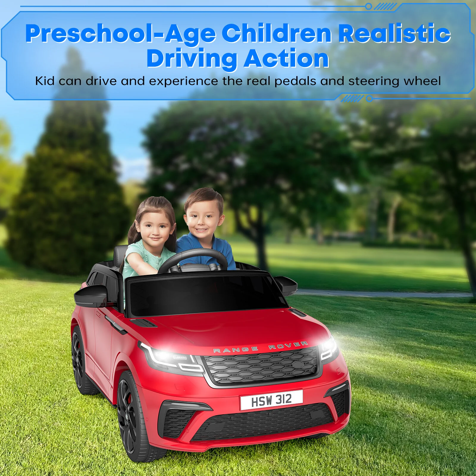 12V Electric Ride-On Car for Kids Ages 4-8 with Parent Remote Control - Image 23