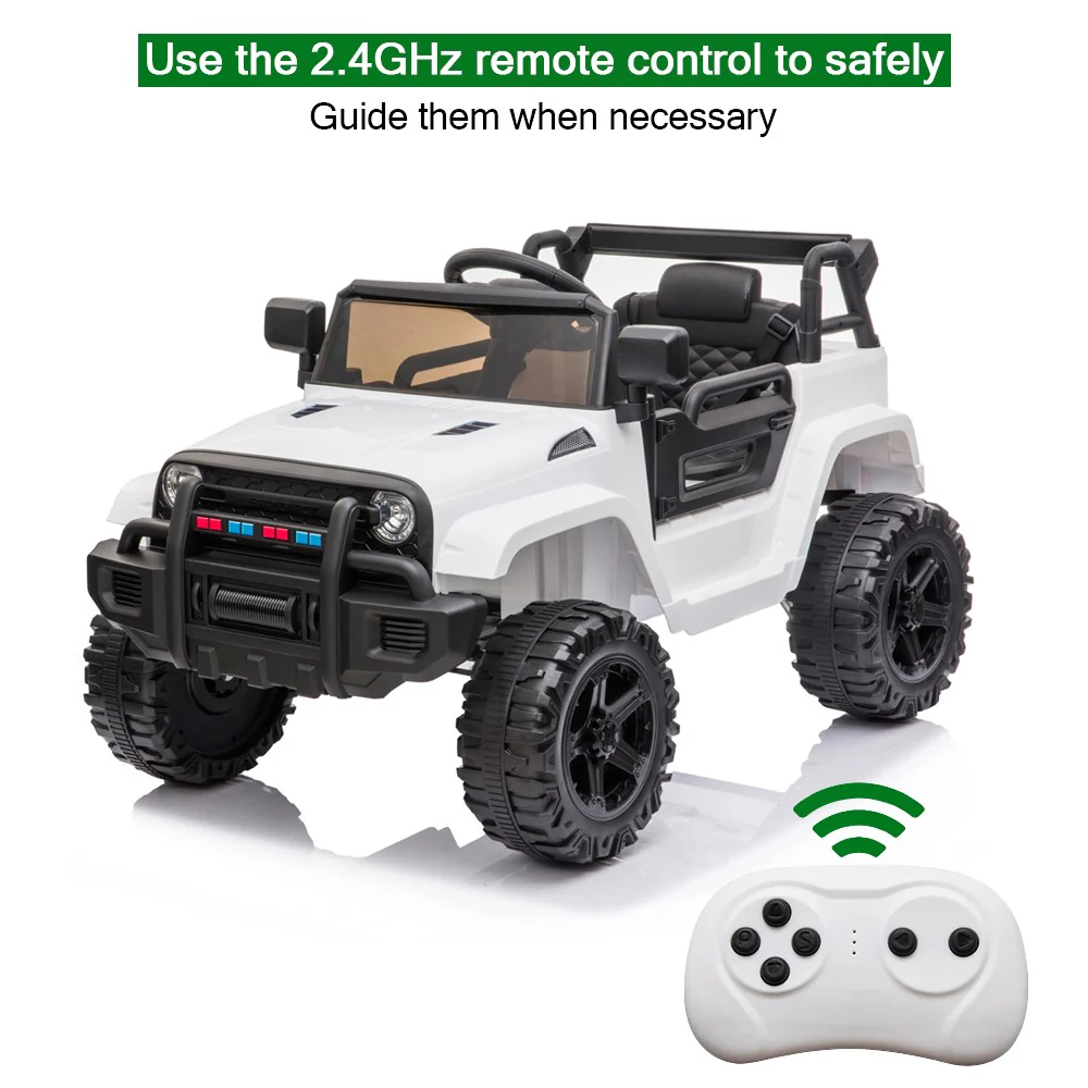 12V Kids Electric Ride-On Truck Car with Parental Remote Control - Image 5