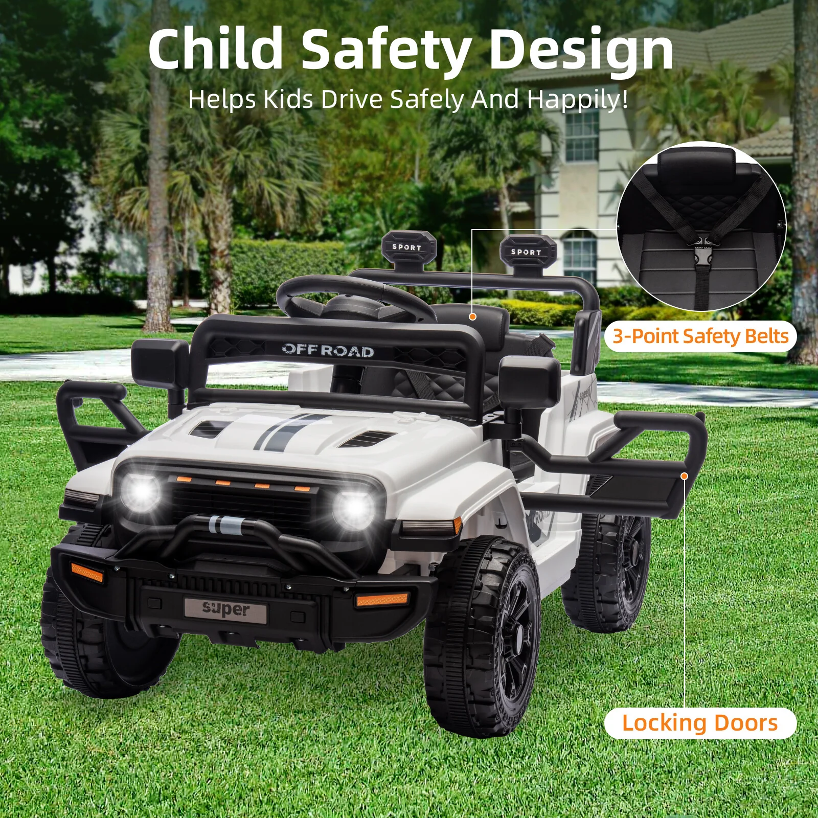 12V Battery-Powered Electric Ride-On Truck for Kids with Remote Control - Image 19