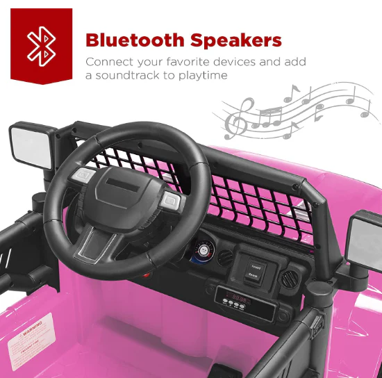 Rosa Electric Ride-On Car for Girls with Remote Control and Music - Rechargeable - Image 5