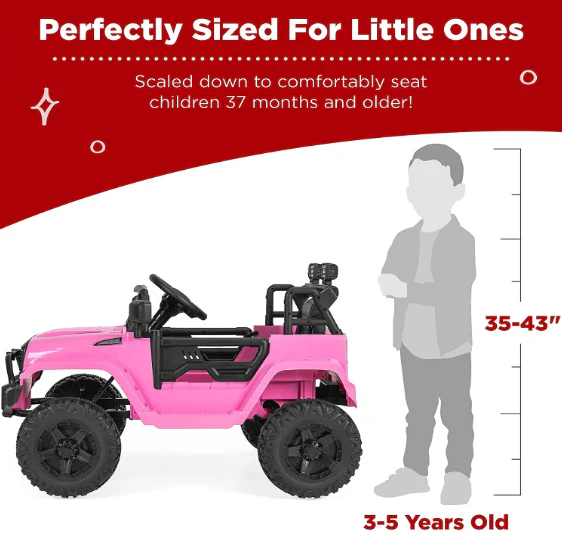 Rosa Electric Ride-On Car for Girls with Remote Control and Music - Rechargeable - Image 6