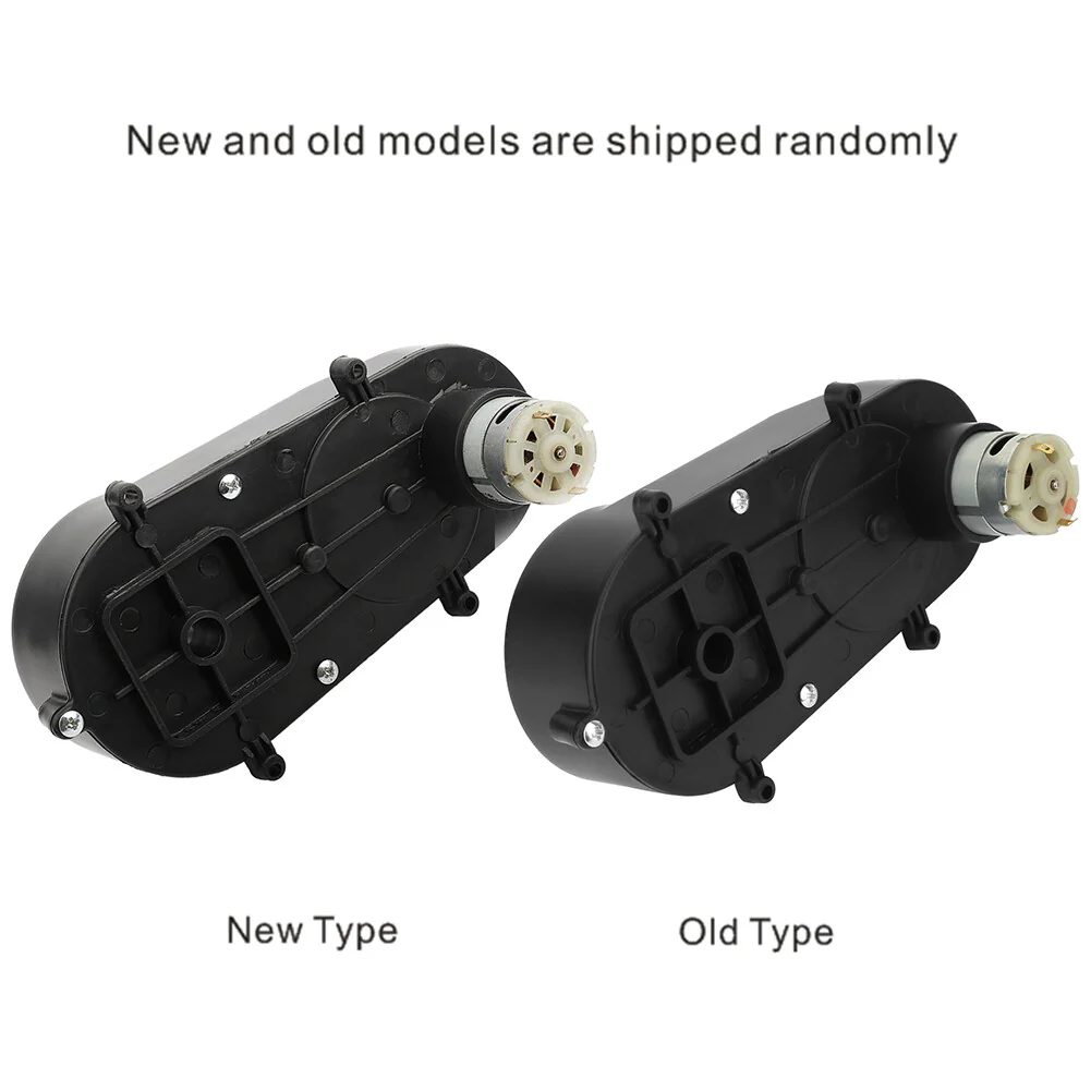 12V RS380 Electric Motor Gearbox 5600RPM with Steering Gear for Kids' Toy Car - Image 9