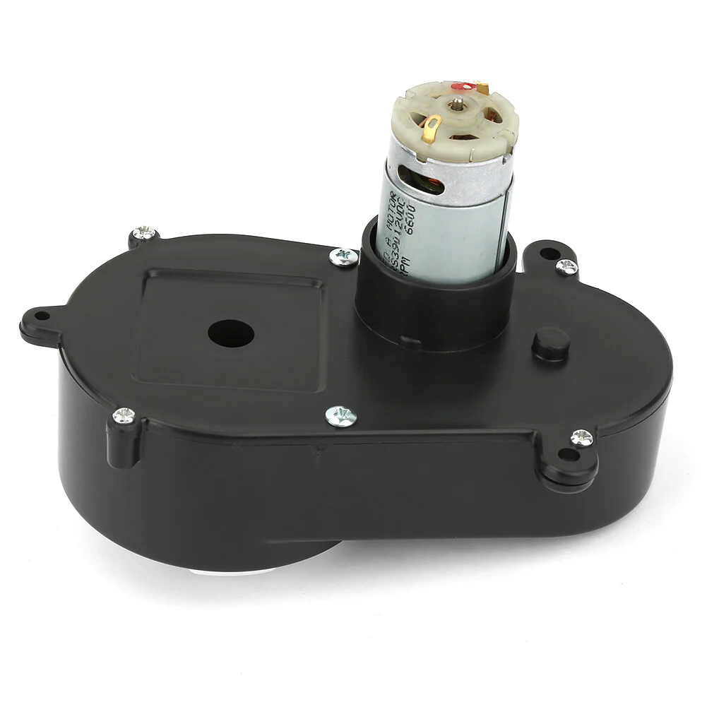 12V RS390 Electric Motor Gearbox with Steering Gear 5600RPM for Children's Toy Cars - Image 8