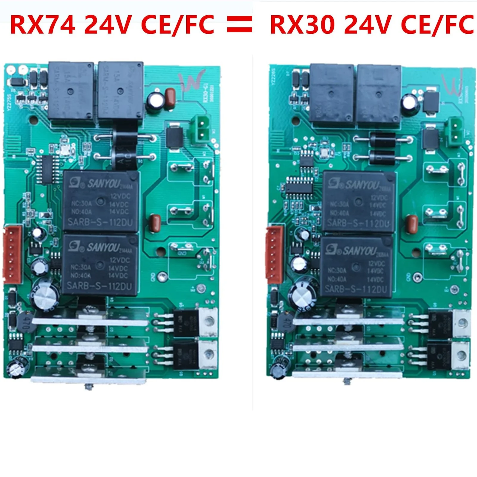 24V CE FC 2.4G Bluetooth Remote Control and Receiver Kit with Controller - Image 6