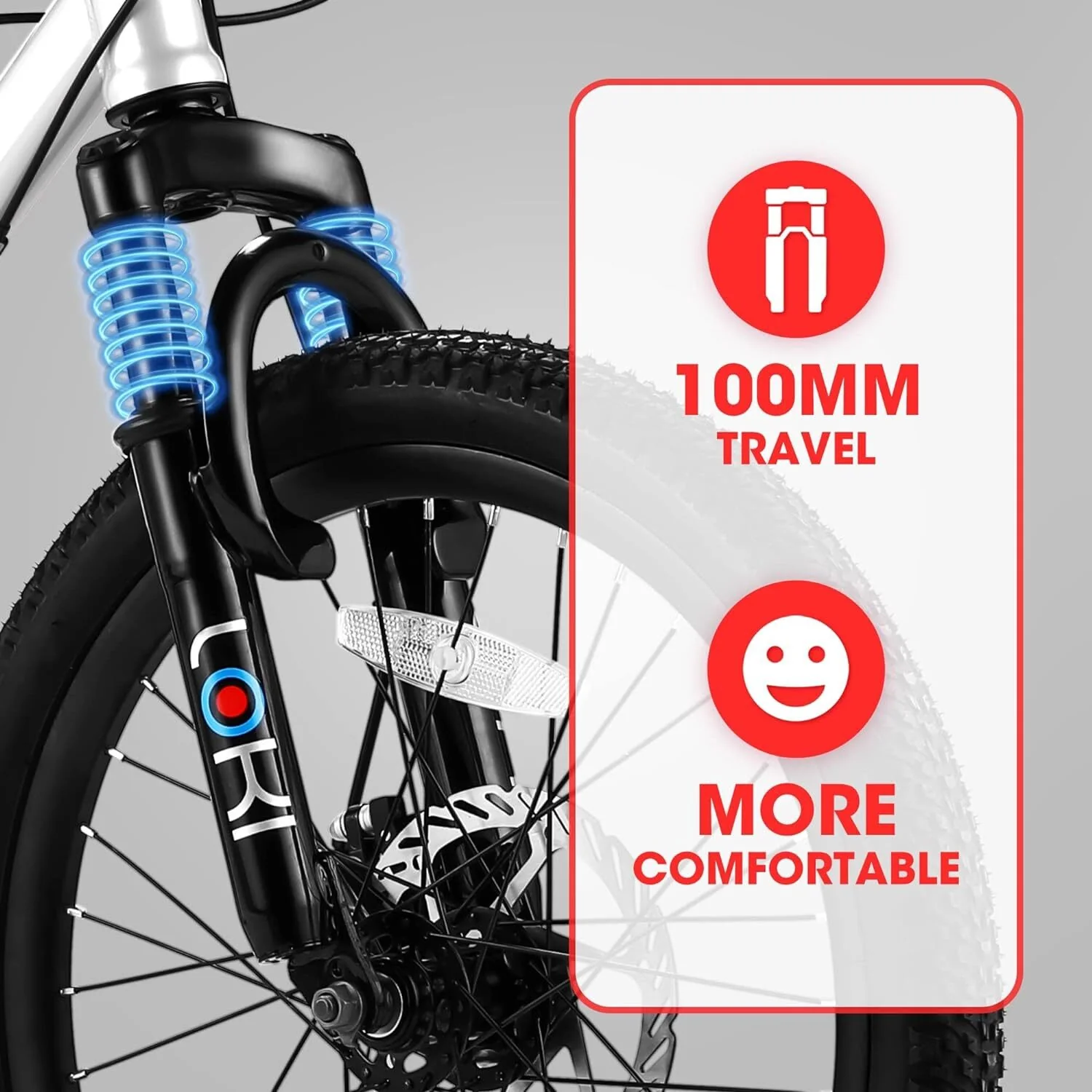 20-Inch 7-Speed Kids’ Mountain Bike for Boys and Girls Ages 7-12 - Image 2
