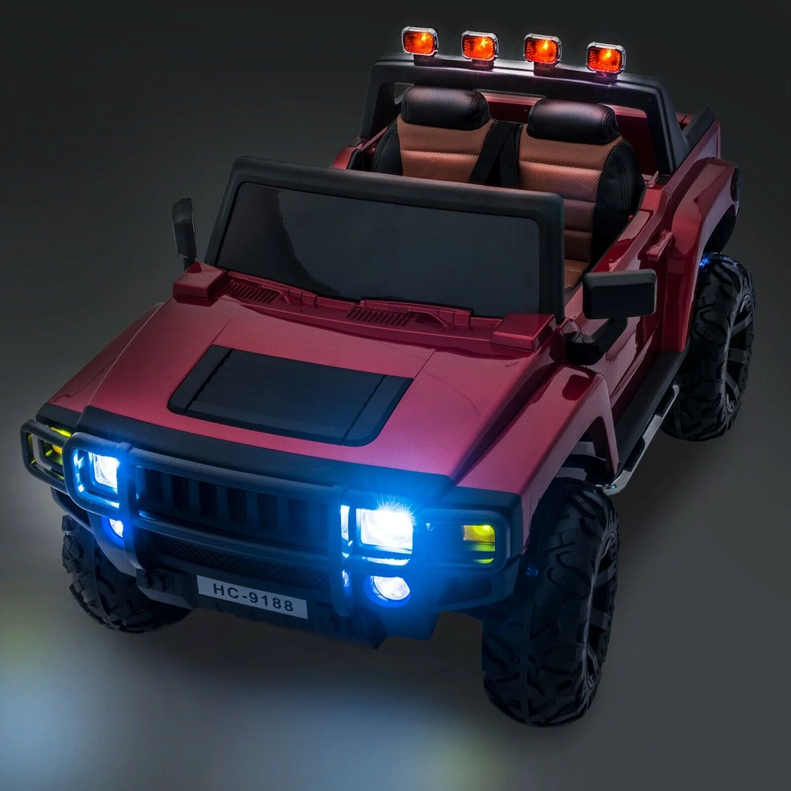 SUPERtrax® Warrior Children's Ride-On Toy - Glossy Crimson - Image 3