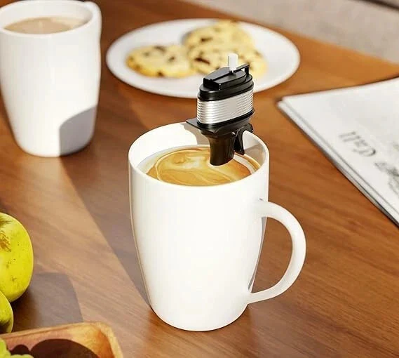 HMC Boat Motor Coffee Mixer - Whimsical Wind-Up Gadget - Image 3