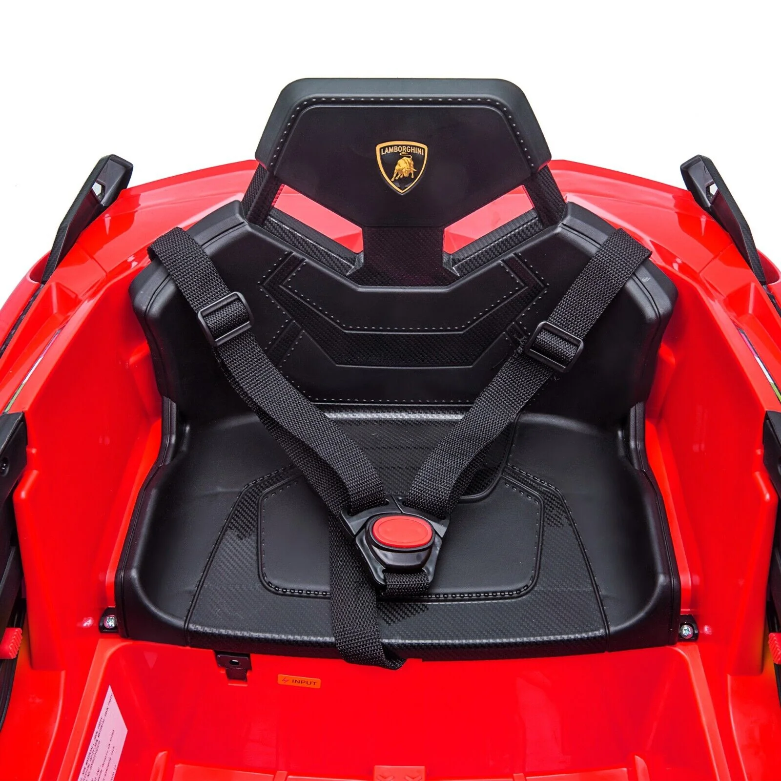 TOBBI 12V Lamborghini SIAN Electric Car for Kids with Remote Control - Red - Image 8