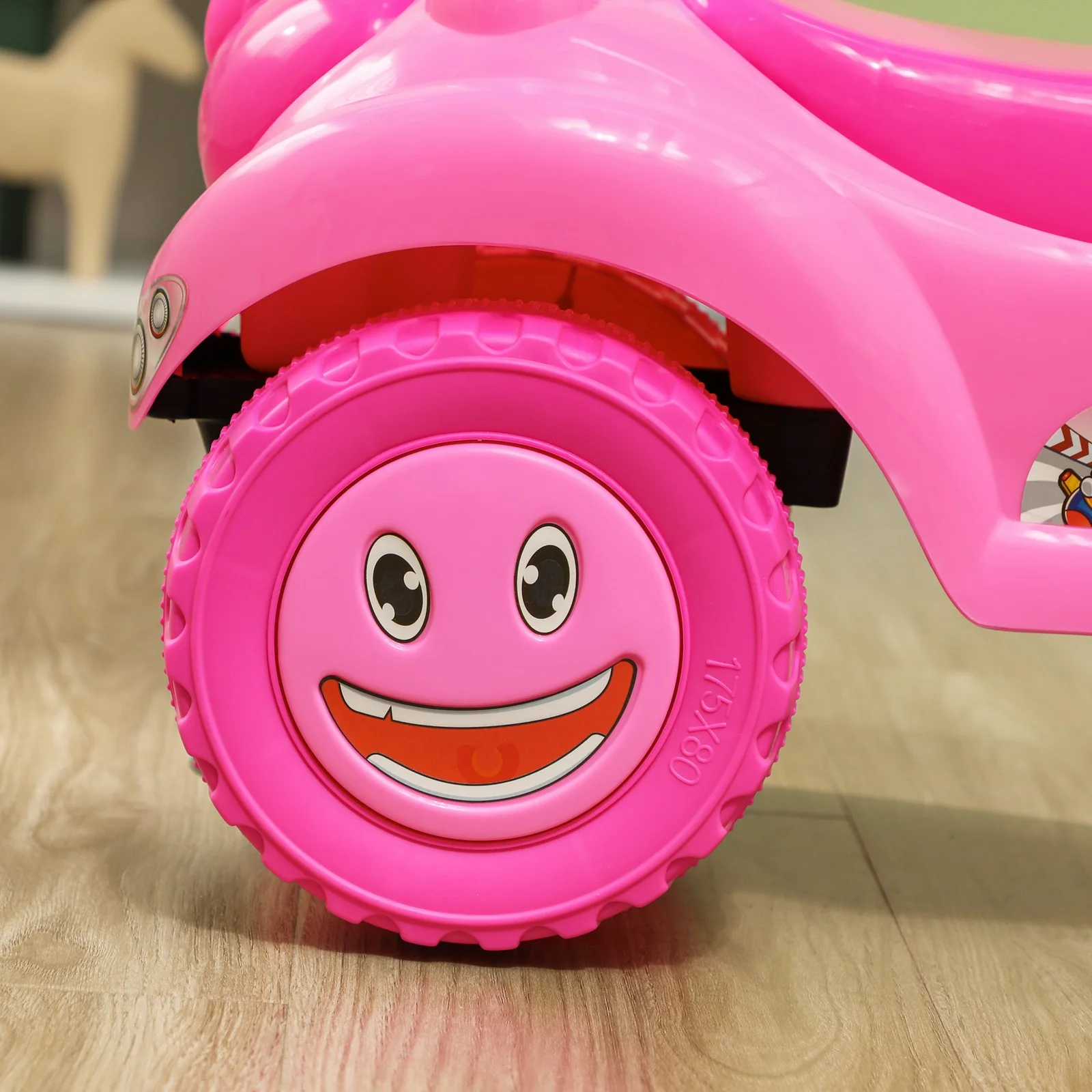 Toddler Push and Ride Foot-to-Floor Sliding Car for Kids Pink - Image 11