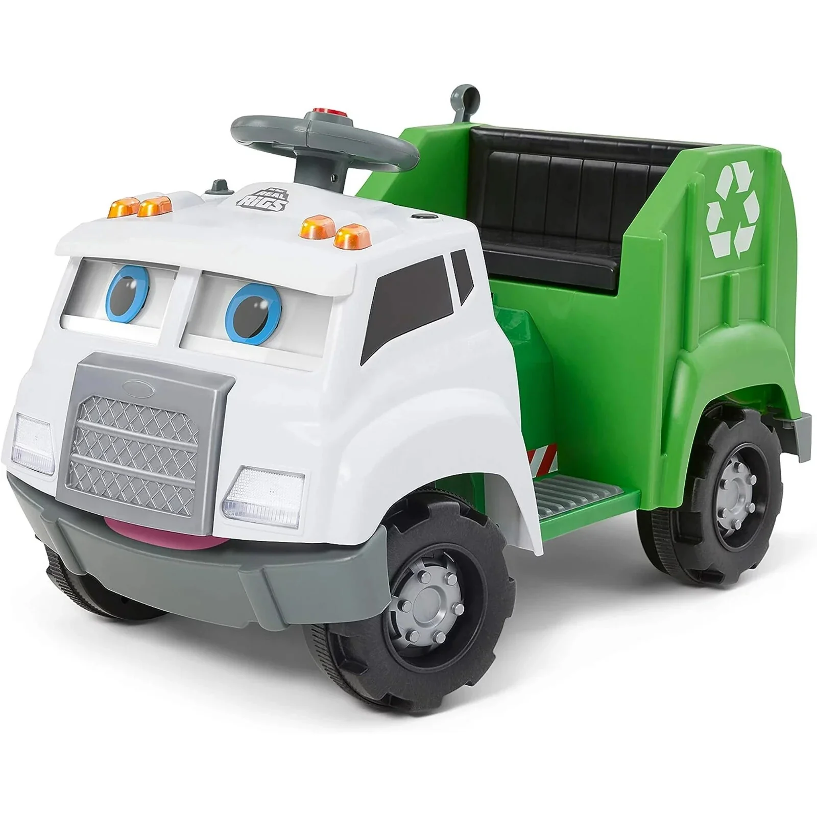 6V Battery-Powered Toddler Recycling Truck with Sound Effects for Ages 1.5+ - Image 10