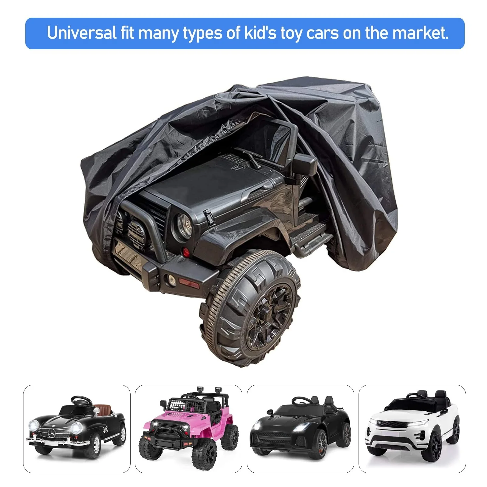 Large Universal Cover for Kids Ride-On Electric Jeep Toy Car and Truck Vehicle - Image 2