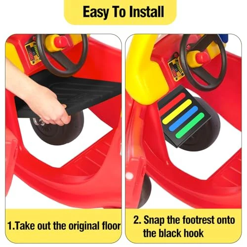 Enhanced Footrest for Cozy Coupe – Versatile and Sturdy Floorboard - Image 7