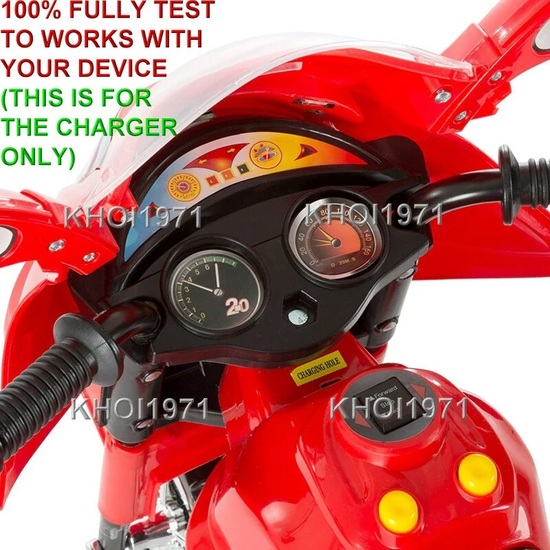 AC Wall Charger Adapter for 80-FL238D-R Little Rider 3-Wheel Ride-On Trike Bike - Image 7