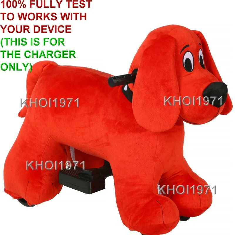 6V AC Wall Charger Adapter for Dynacraft Clifford Big Red Dog Plush Ride-On Battery - Image 2