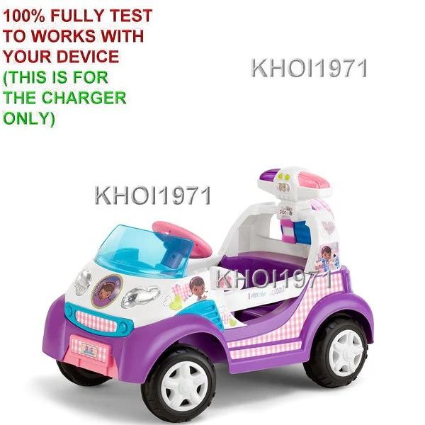 6V AC Wall Charger Adapter for KT1133KM Doc McStuffins Rescue Ambulance Ride-On Toy - Image 2