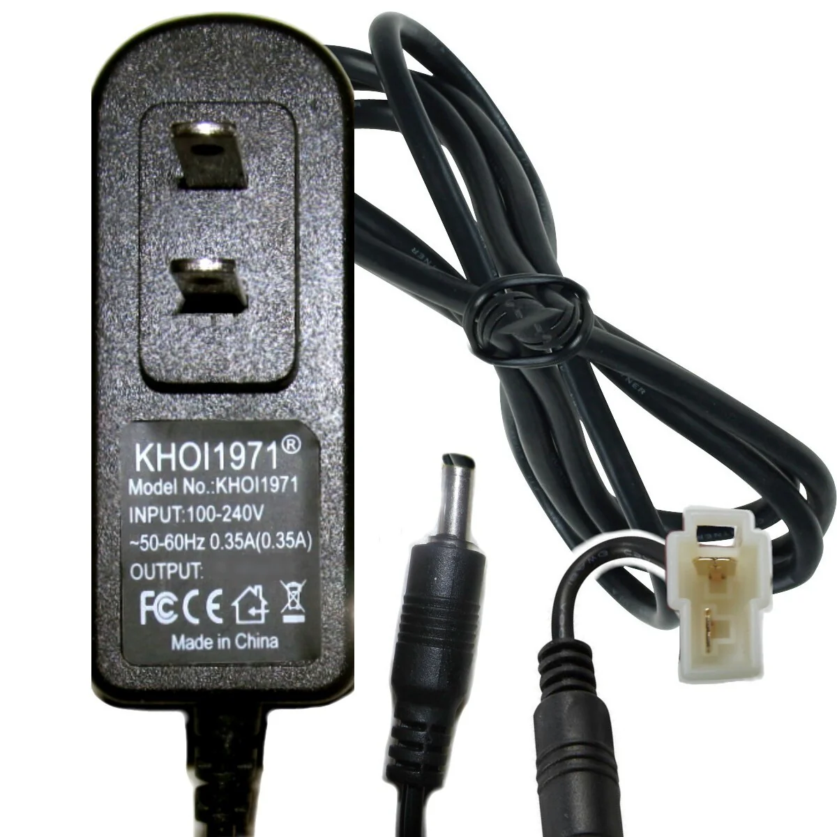 AC Wall Charger Adapter for KT1517WM KidTrax Frozen 2 Water Nokk Tide Ride-On Toy - Image 5