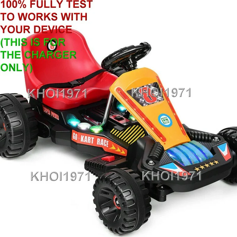 AC Charger Adapter for 6V Battery Ride-On Go Kart with 4 Wheels TY563824 - Image 2