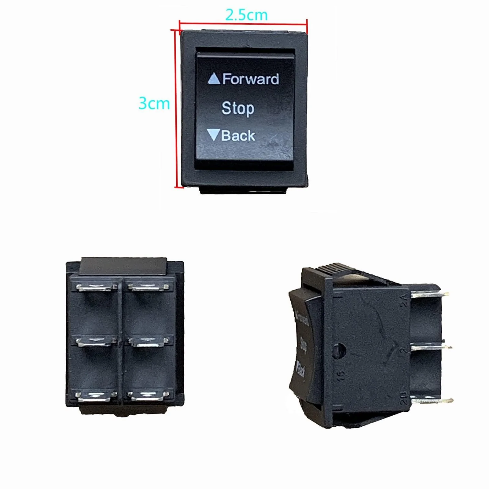 Kids Ride-On Car Gear Switch with Forward, Stop, and Reverse Controls - Image 2