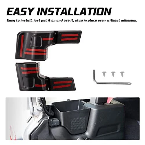 Rear Wheel Well Storage Trunk Organizer for 2018-2023 Jeep Wrangler JL - Image 6