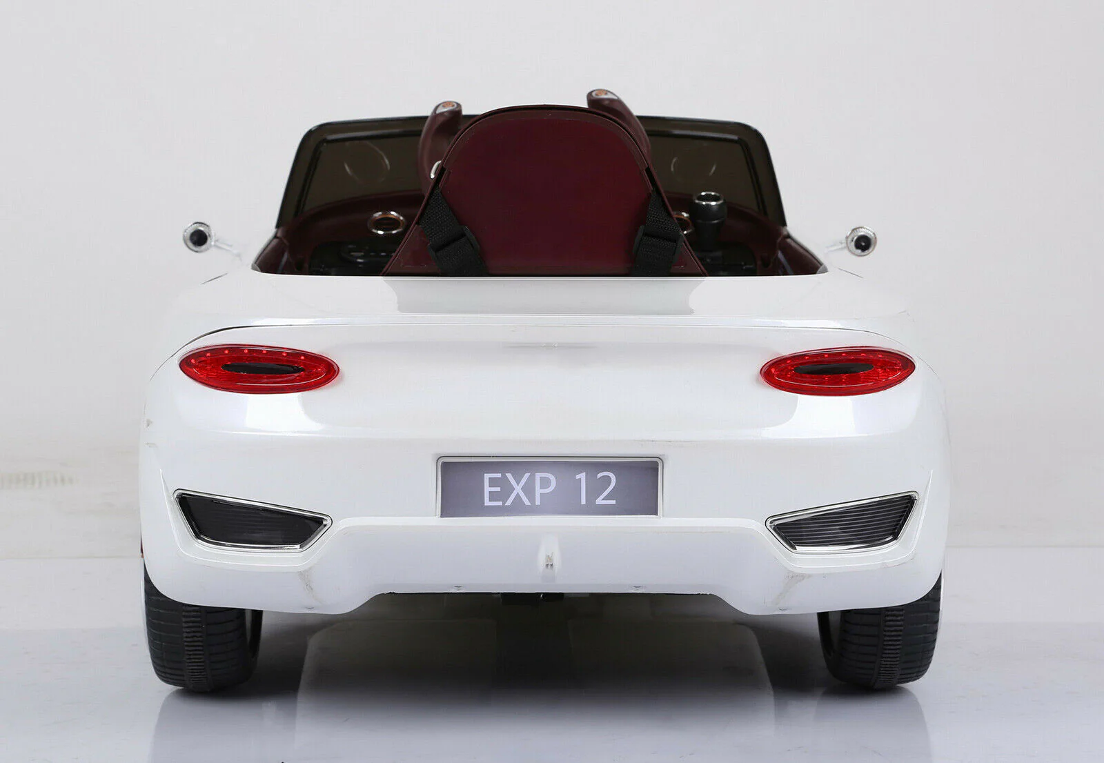 White Bentley Style Kids Electric Ride On Car with Remote Control - Perfect Gift for Little Drivers - Image 8