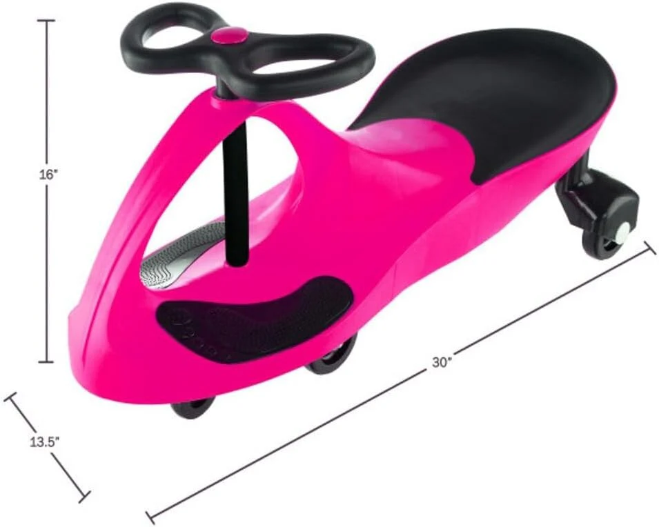 Wiggle Ride-On Car for Toddlers in Pink - Enhances Motor Skills with Safe and Fun Play - Image 5