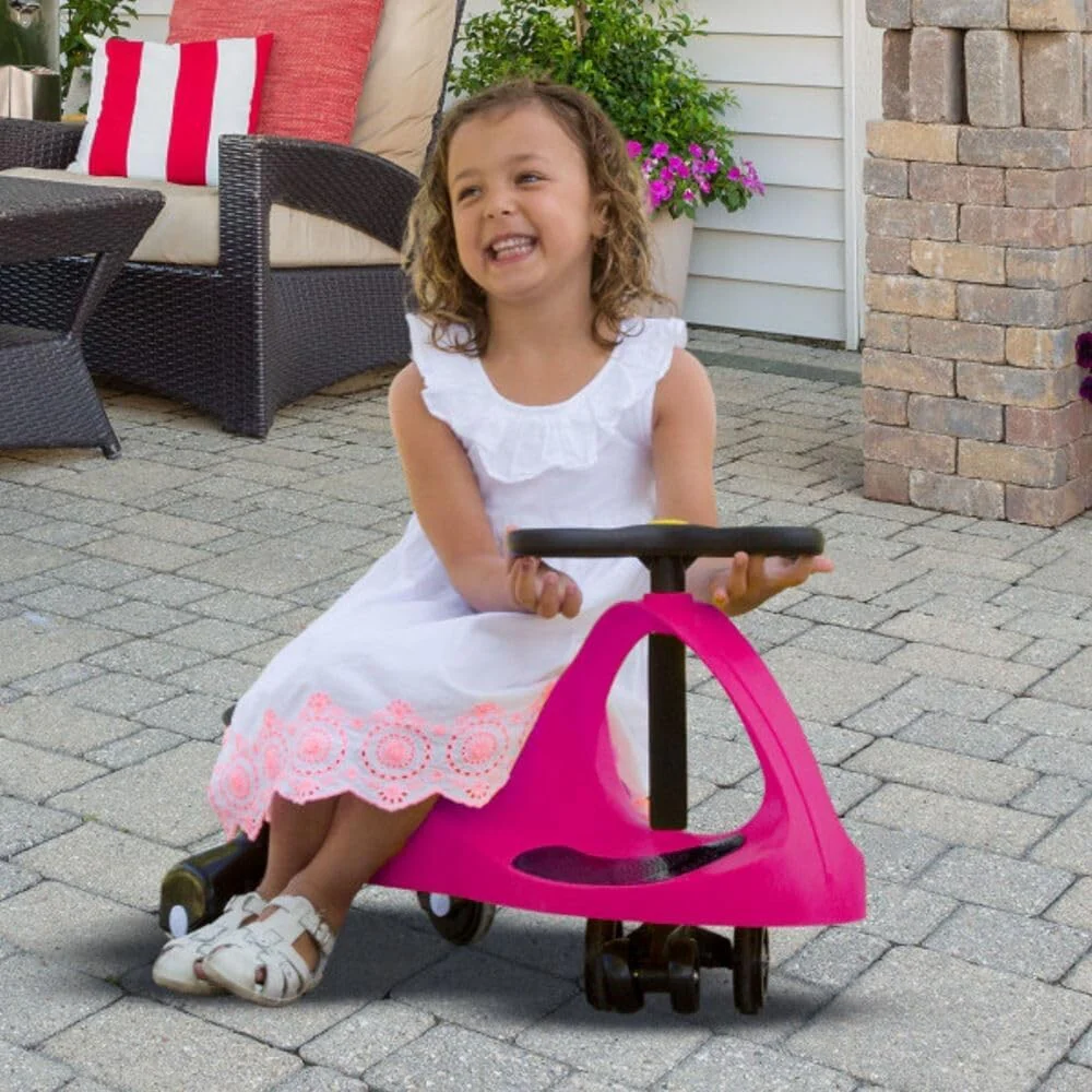 Wiggle Ride-On Car for Toddlers in Pink - Enhances Motor Skills with Safe and Fun Play - Image 6