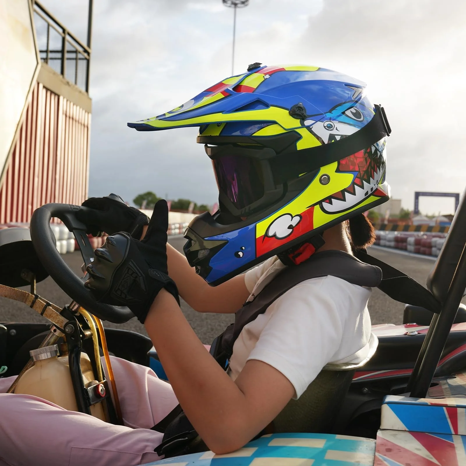 Kids Youth Dirt Bike Helmets for Motocross, ATV, BMX, and Offroad Riding - Image 6