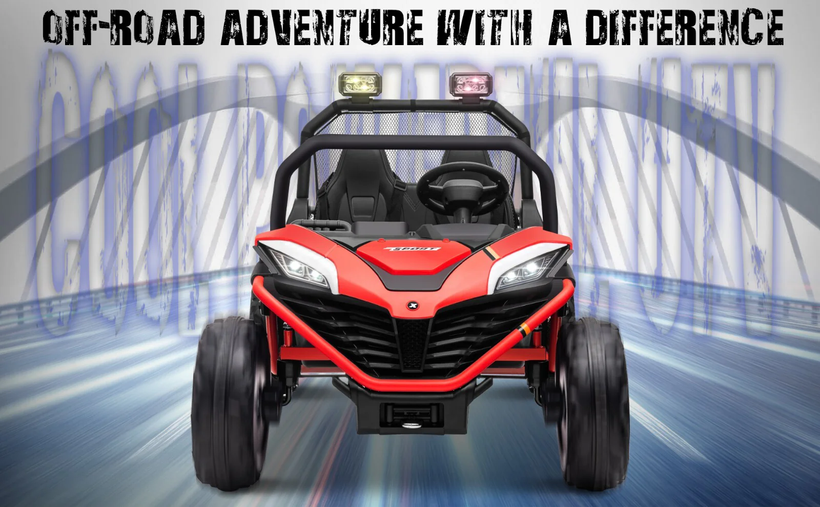 24V Electric Kids Ride-On UTV Truck with 2 Seats, 4WD and Remote Control, 4x80W Motor - Image 10